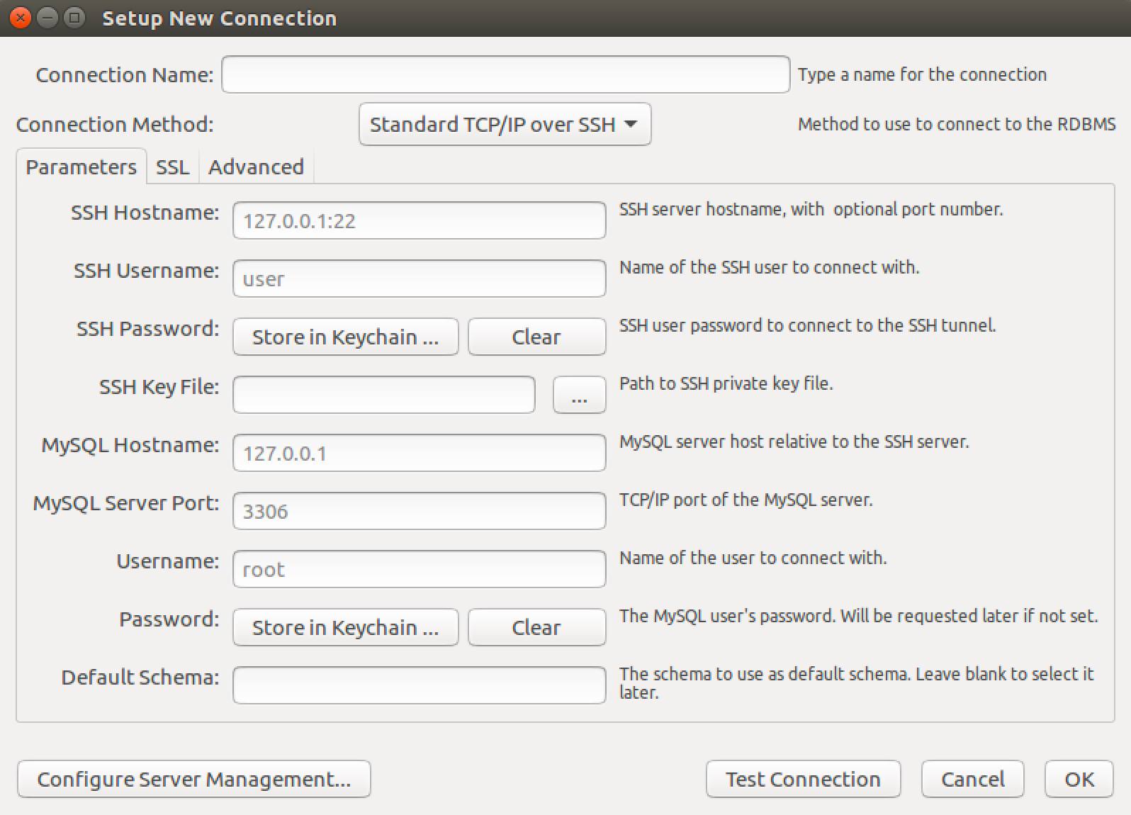 MySQL Workbench Connection MySQL Workbench Connection